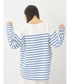 earth music&ecology Ｌｅｅ×ｅ．ｍ．ａ．ｅ　ＢＯＲＤＥＲ　Ｌ／Ｓ　ＴＥＥ