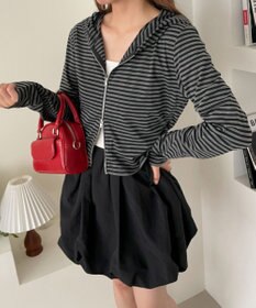 WEGO 柄Wジップパーカー