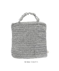 ROOTOTE 1091【手編みカゴバッグ風】SC.トール.クロッシュメタリック-A
