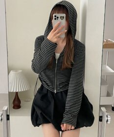 WEGO 柄Wジップパーカー