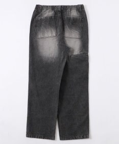 WEGO 【ウエストゴム/MLサイズ展開】ージーダブルニーパンツ