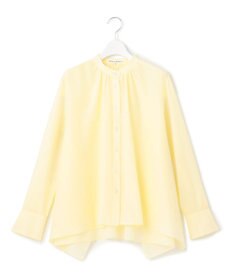 23区 【洗える】シアーコットンシルク ハンカチーフヘム デザイン シャツ