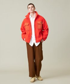 J.PRESS YORK STREET 【UNISEX】フリース フルジップブルゾン