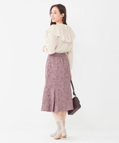 ANY SIS 【洗える】フラワーフクレジャカード スカート