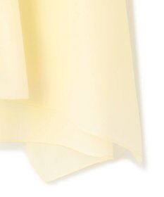 23区 【洗える】シアーコットンシルク ハンカチーフヘム デザイン シャツ