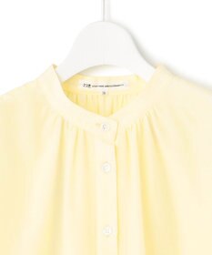 23区 【洗える】シアーコットンシルク ハンカチーフヘム デザイン シャツ