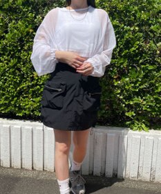 WEGO メッシュサイドドロストトップス