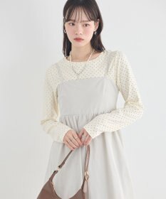 earth music&ecology サイドギャザープルオーバー