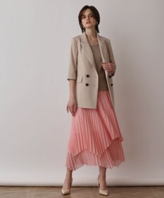 GRACE CONTINENTAL イレギュラープリーツスカート