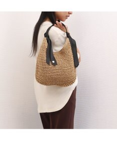 UNBILLION カシュカシュ cachecache / 下がりグログランクロッシェ2wayミニトート