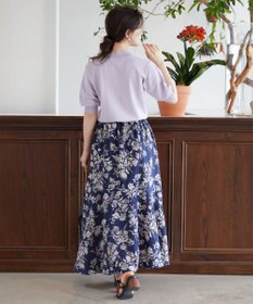 Feroux フラワーモチーフプリント スカート