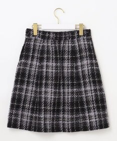 ANY SIS ファジーチェック ミニスカート