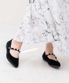 Bridget Birkin 【Bridget Birkin】パールストラップメリージェーンパンプス