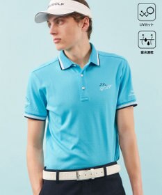 23区GOLF 【MEN】【UVケア/吸水速乾】ハニカムカノコ 半袖ポロシャツ