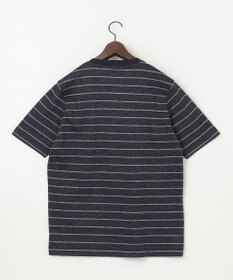 JOSEPH ABBOUD 【清涼感/吸水速乾】リネンハニカムボーダーＴシャツ