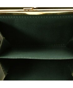 UNBILLION ペルケ perche ジェムストーンヒネリかぶせ二つ折り財布