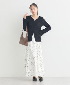 earth music&ecology 【予約】シャーリングカットカーディガン