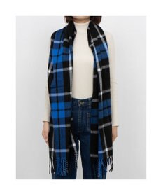 UNBILLION カシュネ cache nez / ウール混チェックストール