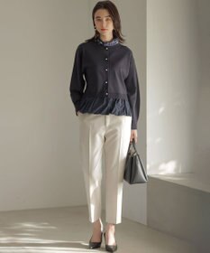 組曲 シュットクロステーパード パンツ