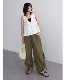 Green Parks ジャガードペプラムＺｉｐベスト