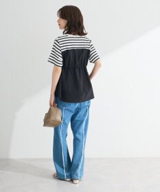 Green Parks ビスチェドッキングドロスト５分袖プルオーバー