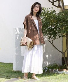 Green Parks ａｎｄｍｉｋｋａパイピング箔雑材トートバック