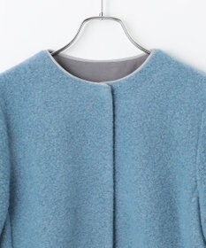 #Newans 【洗濯機可能】バックフレアショートコート