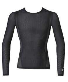 CW-X 【MEN】 CW-X 機能性トップス 【JYURYU TOP】 メッシュ 長袖 肩が動かしやすくなる 運動時の疲労を軽減 ゴルフ 球技 マラソン JAO399 /ワコール