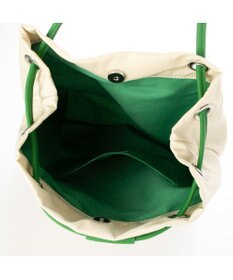 UNBILLION カシュカシュ cachecache / ナイロンツイル牛革付属ハトメショルダー