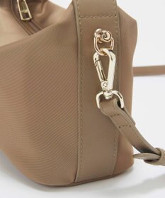 TOPKAPI 【TREASURE TOPKAPI】ナイロン レザーコンビ ハンドルオープン ミニ ショルダーバッグ