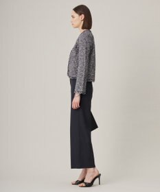 ICB 【ドラマ「続・続・最後から二番目の恋」着用】 デニムライクツィード ニットジャケット