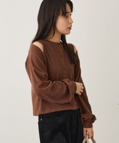 CRAFT STANDARD BOUTIQUE カットアウトデザインカーディガン