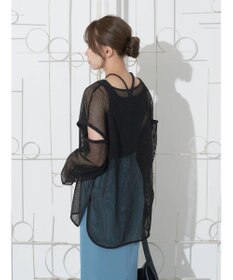 earth music&ecology ＳＥＴ２点メッシュプルオーバー＋タンクトップ