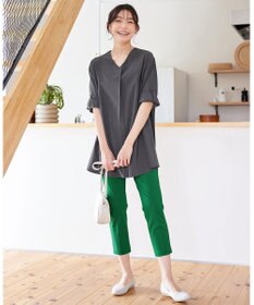 Tiaclasse 【小倉優子さん着用・日本製・洗える】サーラドライ・テーパードパンツ