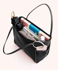 TOCCA TRIM LEATHER NYLONTOTE トートバッグ