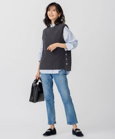 23区 【CLASSY.1月号掲載】CANCLINI ベーシック シャツ