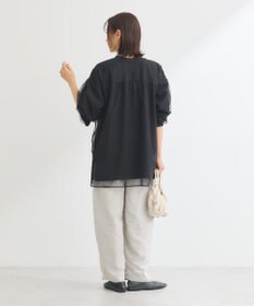 Green Parks ２Ｗａｙ　チュールドッキングシャツチュニック