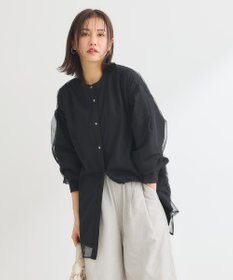 Green Parks ２Ｗａｙ　チュールドッキングシャツチュニック