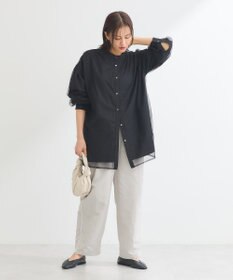 Green Parks ２Ｗａｙ　チュールドッキングシャツチュニック