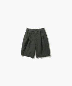 ATON COTTON LINEN VOILE | ツータックイージーショーツ - UNISEX