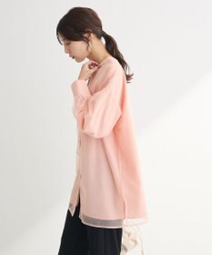 Green Parks ２Ｗａｙ　チュールドッキングシャツチュニック