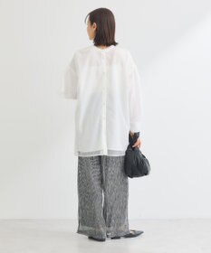 Green Parks ２Ｗａｙ　チュールドッキングシャツチュニック