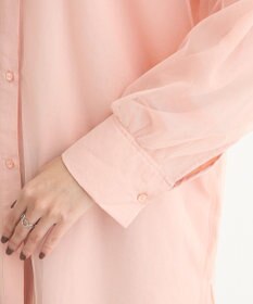 Green Parks ２Ｗａｙ　チュールドッキングシャツチュニック