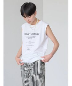 AMERICAN HOLIC 前後ロゴノースリーブカットプルオーバー