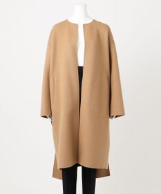23区 L 【エステータ】ウールリバー ストールデザイン コート