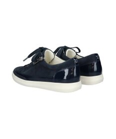 INTER-CHAUSSURES 【CAPRICE】メタルアクセントサイドジップスニーカー