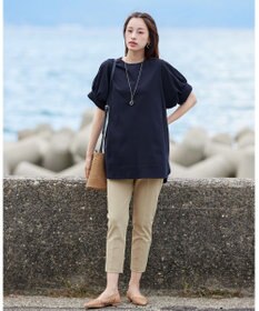 Tiaclasse 【小倉優子さん着用・日本製・洗える】サーラドライ・テーパードパンツ