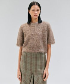 BEIGE， SENECA / アルパカウールショートシャギーニット