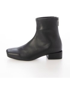 MODE ET JACOMO <carino>【レイン対応】スクエアトゥローヒールブーツ