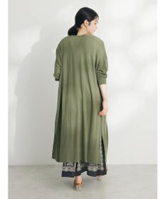 CRAFT STANDARD BOUTIQUE 裾スリットロングニットカーディガン